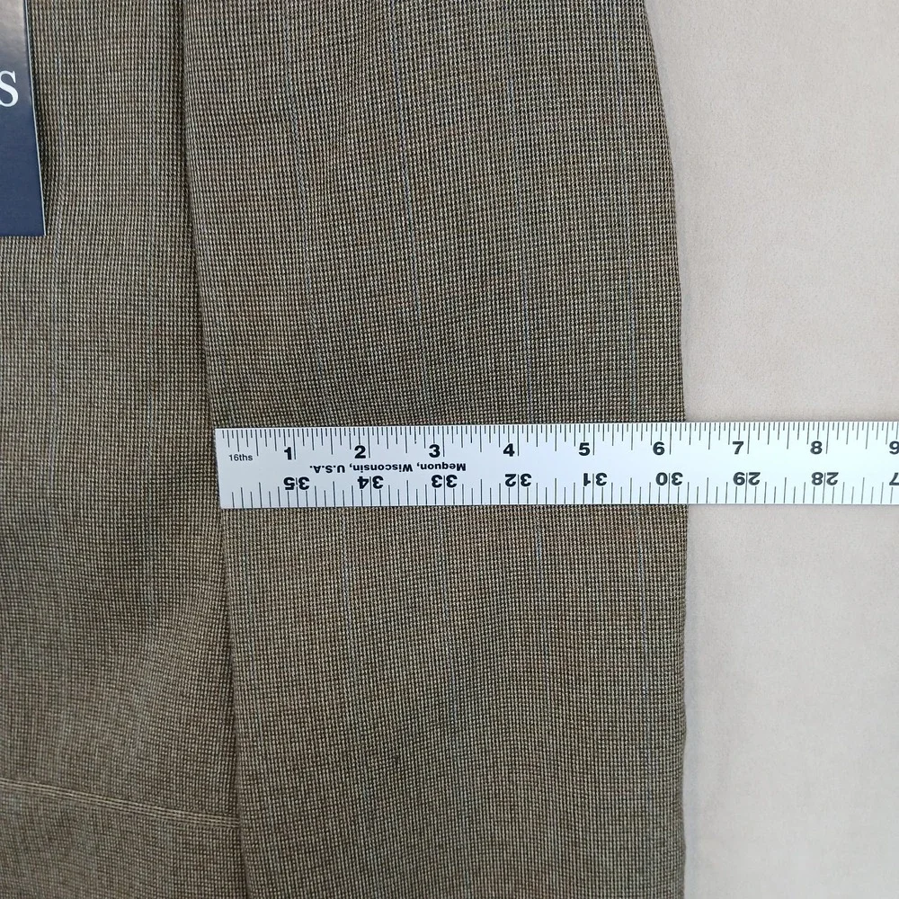 Chaps 42R‎ Mens Blazer Sport Coat Jacket NWT Brown 21x30 FLAW